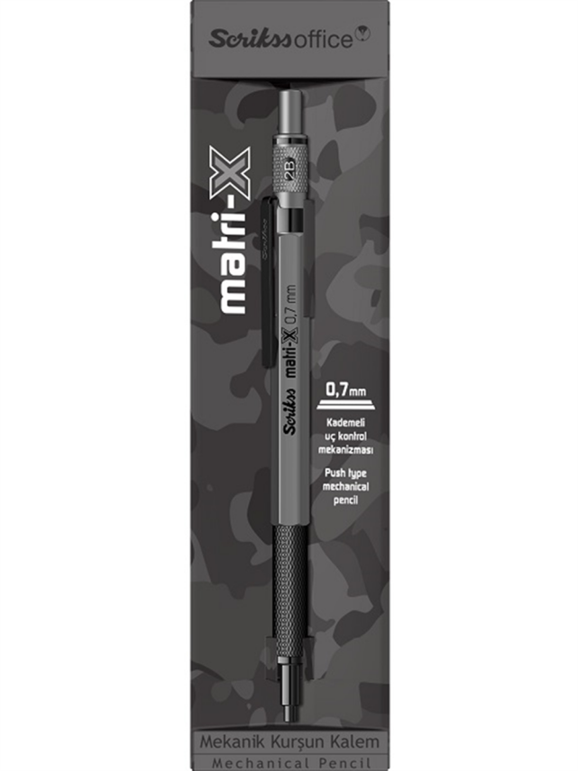 Scrikss Matri-x Metal Versatil 0.7 MM Satin Gray - 2