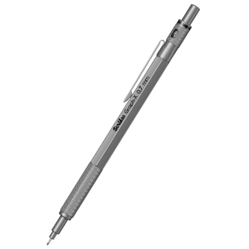 Scrikss Mechanical Pencil Graph-X 0.7mm Lead Gray - 1