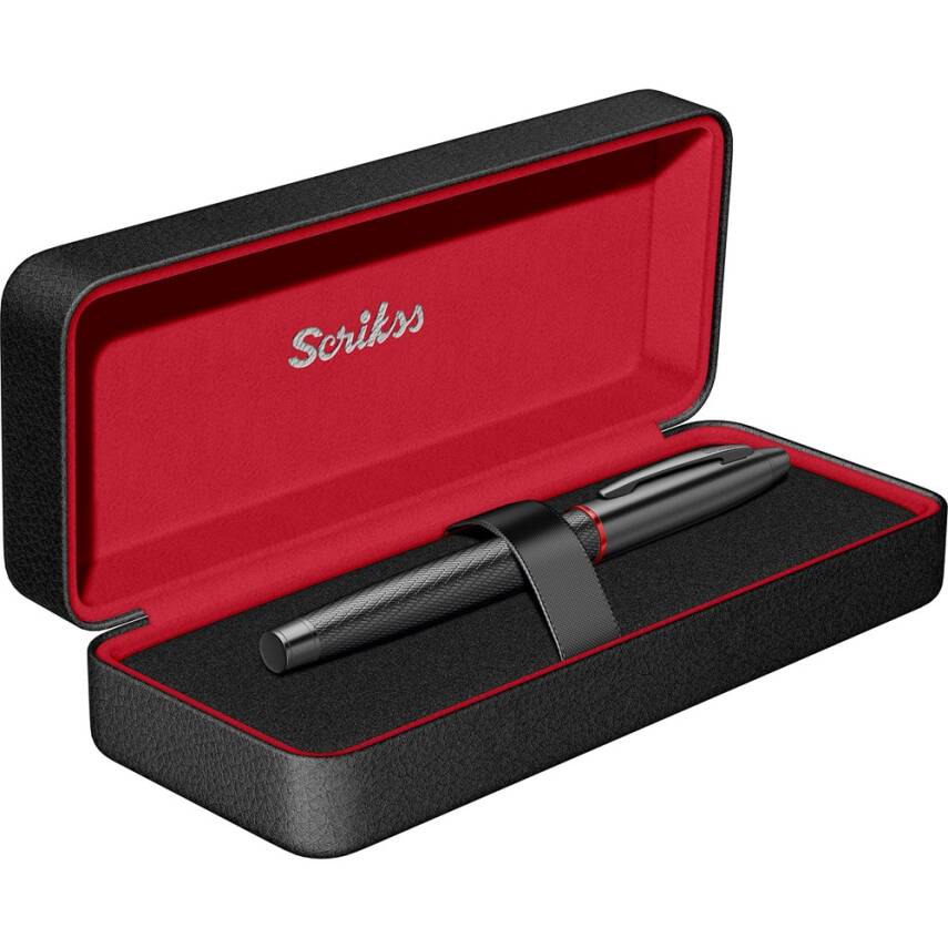 Scrikss Noble 35 Dolma Kalem M Uç Mat Siyah - 5