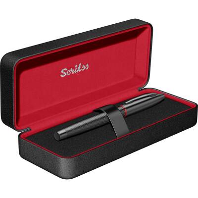 Scrikss Noble 35 Dolma Kalem M Uç Mat Siyah - 5