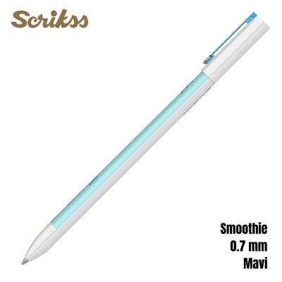 Scrikss Smoothie Jel Kalem 0.7 mm Mavi - 1