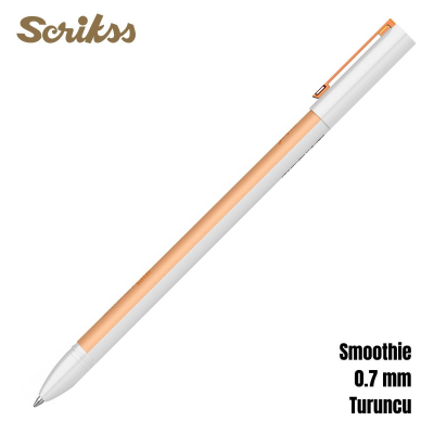 Scrikss Smoothie Jel Kalem 0.7 mm Turuncu (1)
