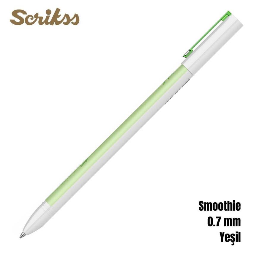 Scrikss Smoothie Jel Kalem 0.7 mm Yeşil - 1
