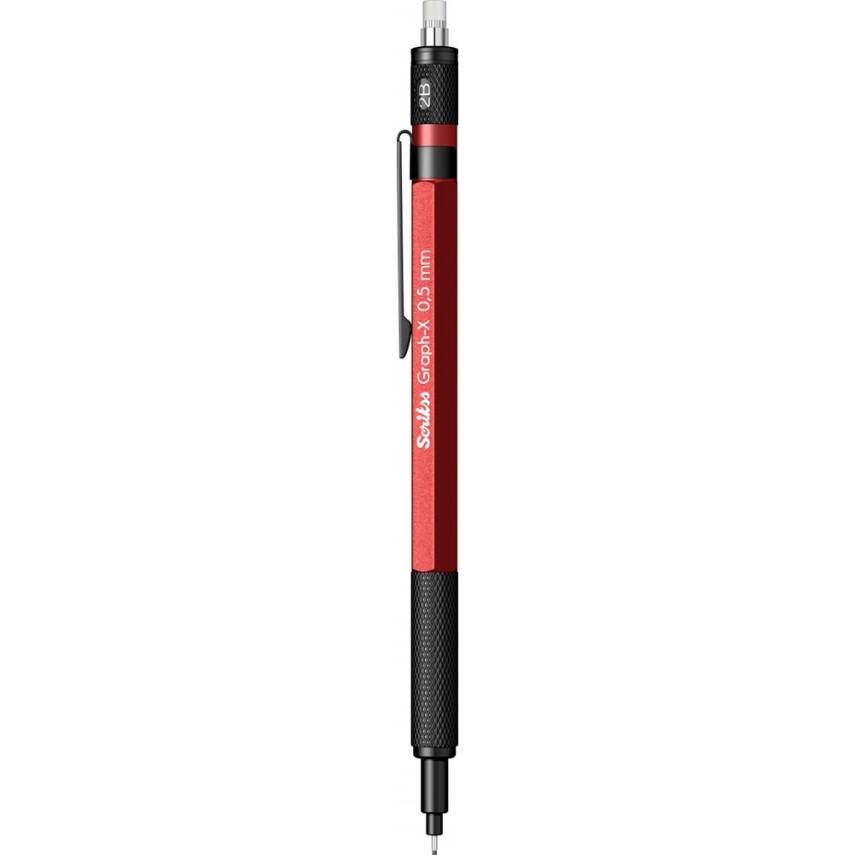 Scrikss Versatil Kalem Graph-X 0.5 mm Kırmızı - 2