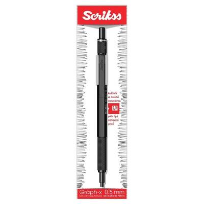 Scrikss Versatil Kalem Graph-X 0.5 mm Mat Siyah