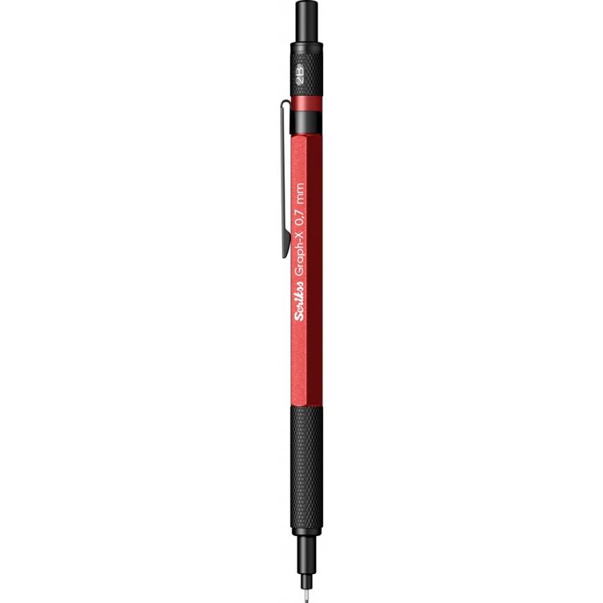 Scrikss Versatil Kalem Graph-X 0.7 mm Kırmızı - 3