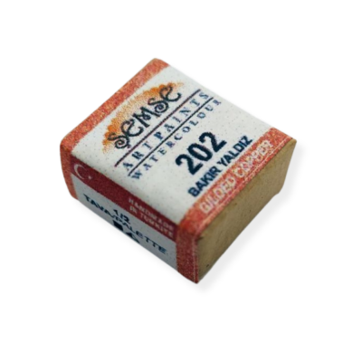 Şemse Art Yaldız Suluboya 202 Bakır Yaldız Yarım Tablet - 1