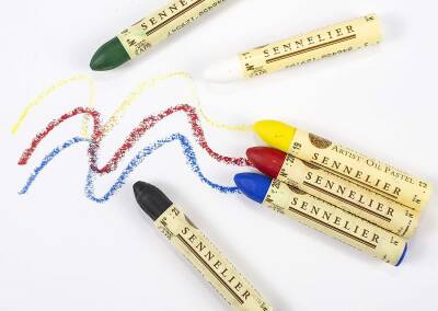 Sennelier Oil Pastel Ash Blue No:207 - 2