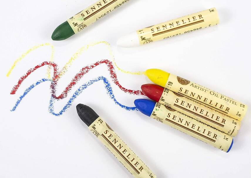 Sennelier Oil Pastel Ash Blue No:207 - 2
