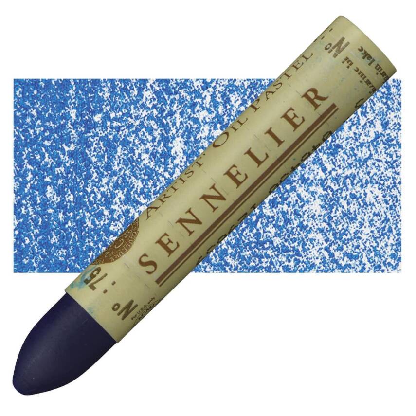 Sennelier Oil Pastel Blue Alizarin Lale No:075 - 1