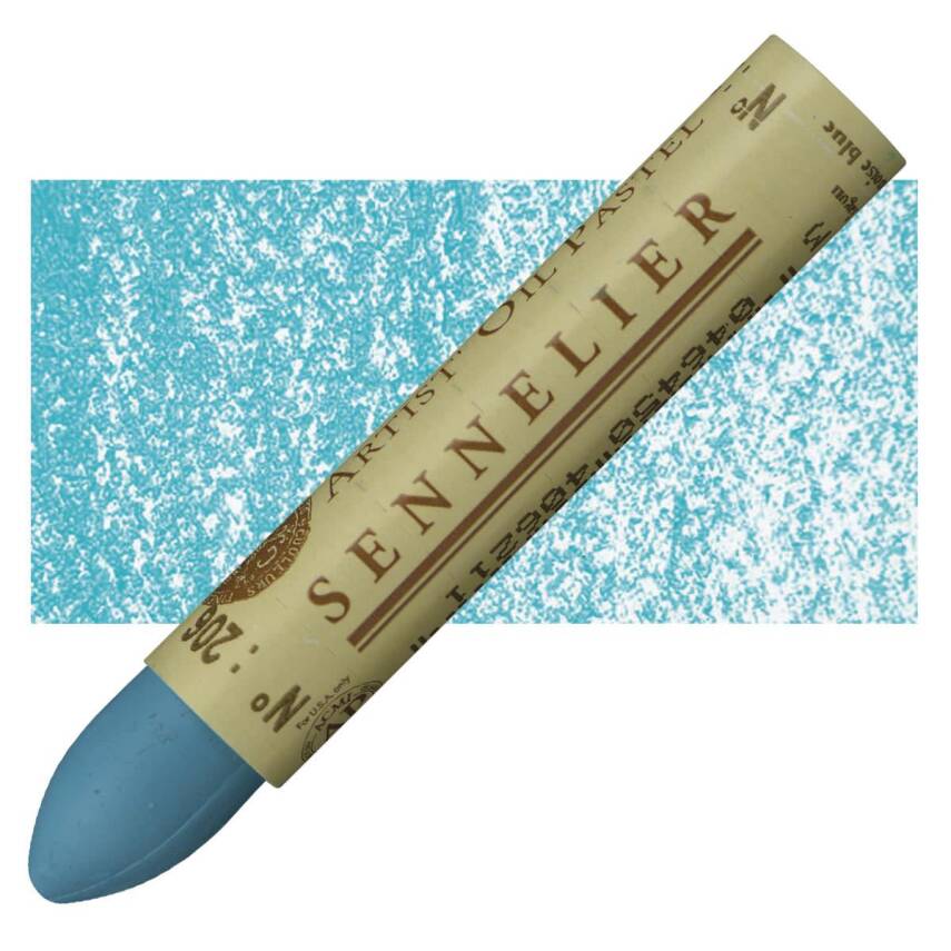 Sennelier Oil Pastel Blue Turquoise No:206 - 1