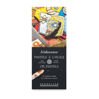 Sennelier Oil Pastel Boya Seti 12'li Tam Boy Iridescent Colors