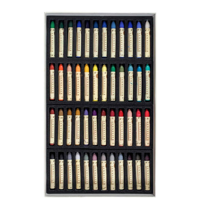 Sennelier Oil Pastel Boya Seti 48'li Tam Boy - 3