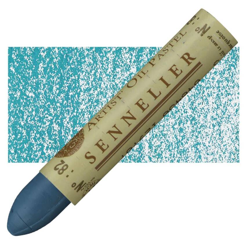 Sennelier Oil Pastel Bright Turquoise No:82 - 2