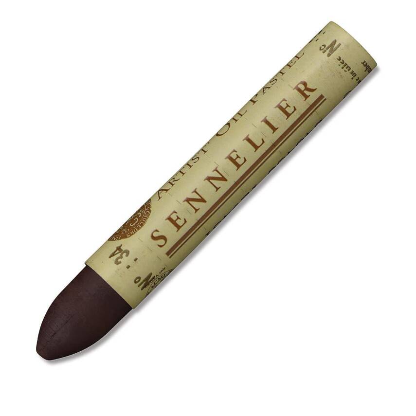 Sennelier Oil Pastel Burnt Umber No:034 - 1