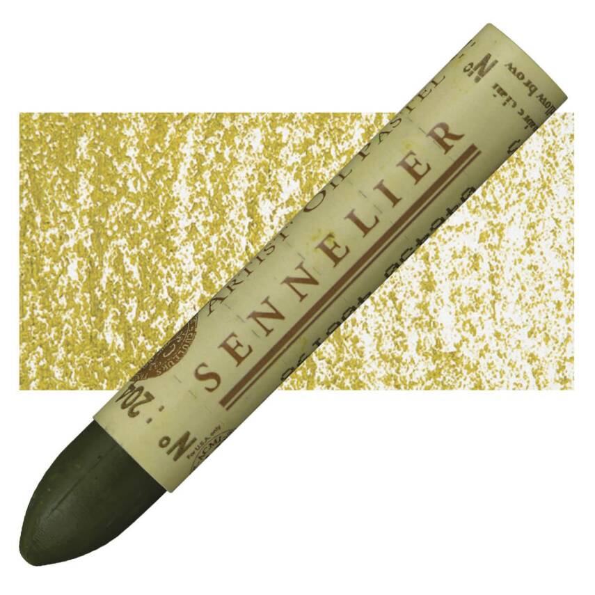Sennelier Oil Pastel Cinnabar Yellow Brown No:204 - 1