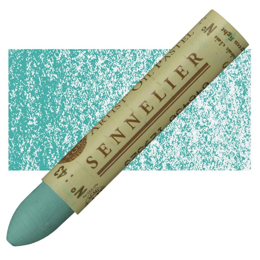 Sennelier Oil Pastel Cobalt Green Light No:043 - 2