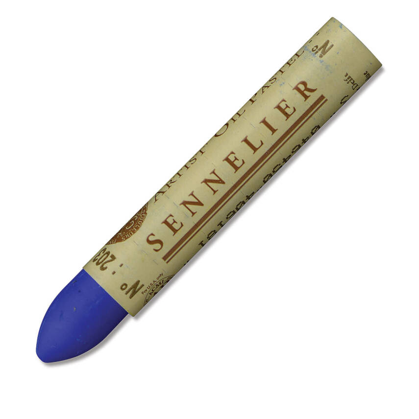 Sennelier Oil Pastel Delft Blue No:203 - 1