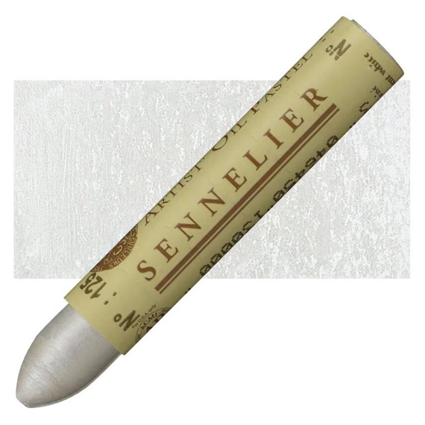 Sennelier Oil Pastel Iridescent White No:125 - 2