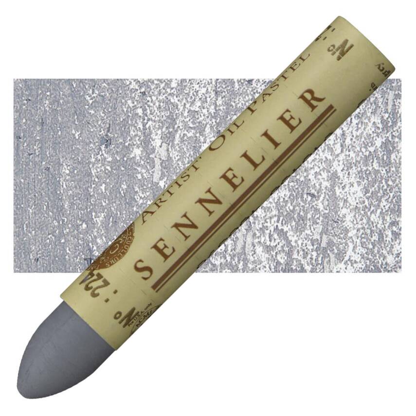Sennelier Oil Pastel Medium Grey No:224 - 2