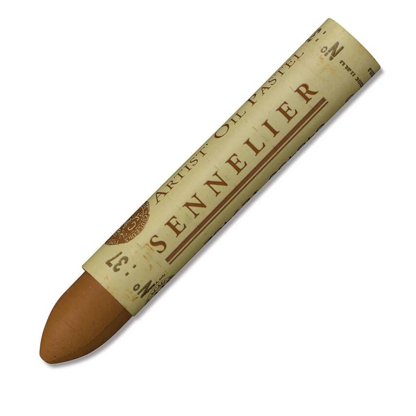 Sennelier Oil Pastel Raw Sienna No:037 - 1
