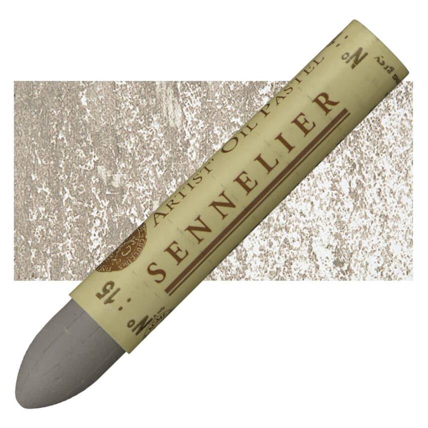 Sennelier Oil Pastel Reddish Brown Grey No:15 - 2