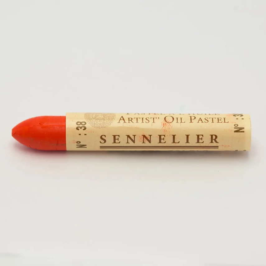 Sennelier Oil Pastel Vermilion No:38 - 1