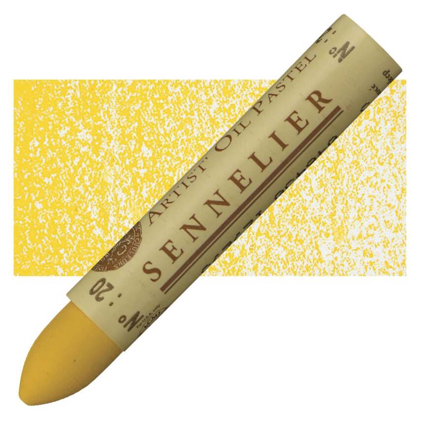 Sennelier Oil Pastel Yellow Deep No:020 - 2