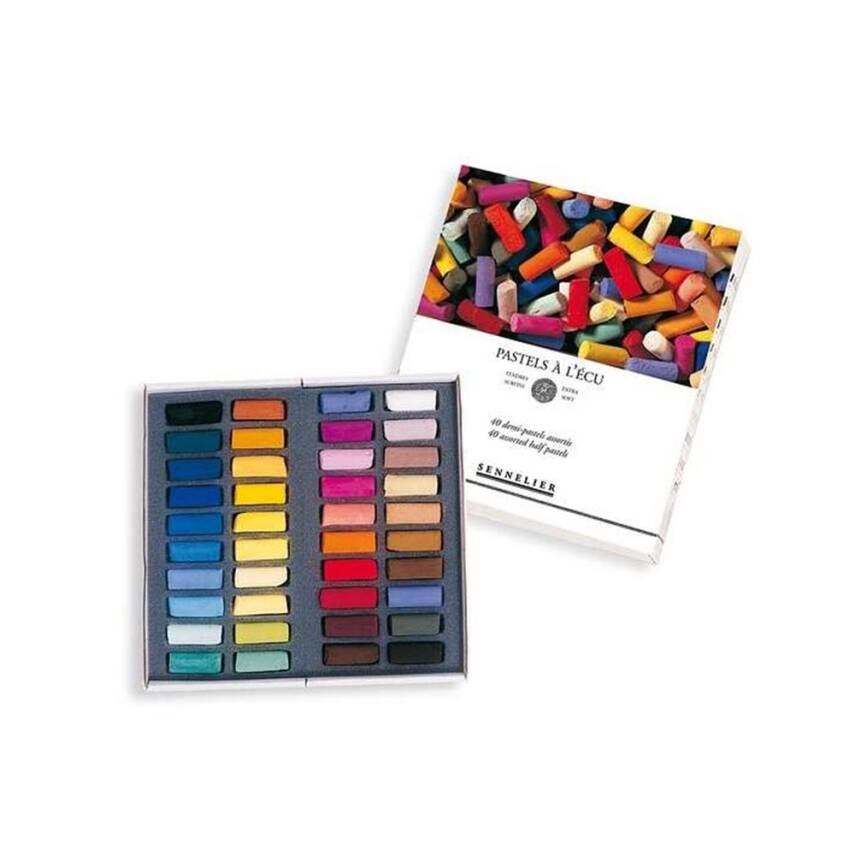 Sennelier Soft Pastel Boya Introductory Set 40 Renk Yarım Boy - 1