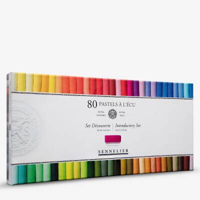 Sennelier Soft Pastel Boya Introductory Set 80 Colours Half Pan