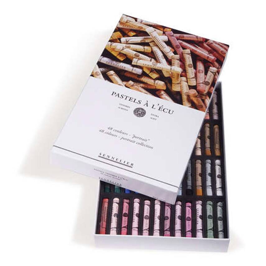 Sennelier Soft Pastel Portrait Set 48 Renk - 1