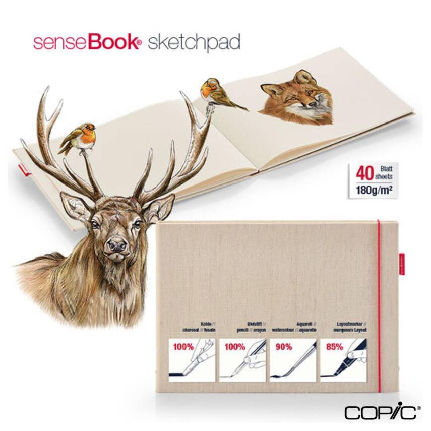 Sense Book Sketch Pad A4 180 gr 40 sayfa - 3