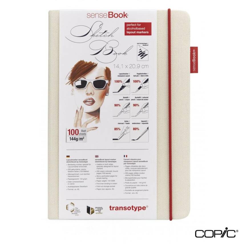 Sense Book Sketch Pad A5 144 g 100 sayfa - 1