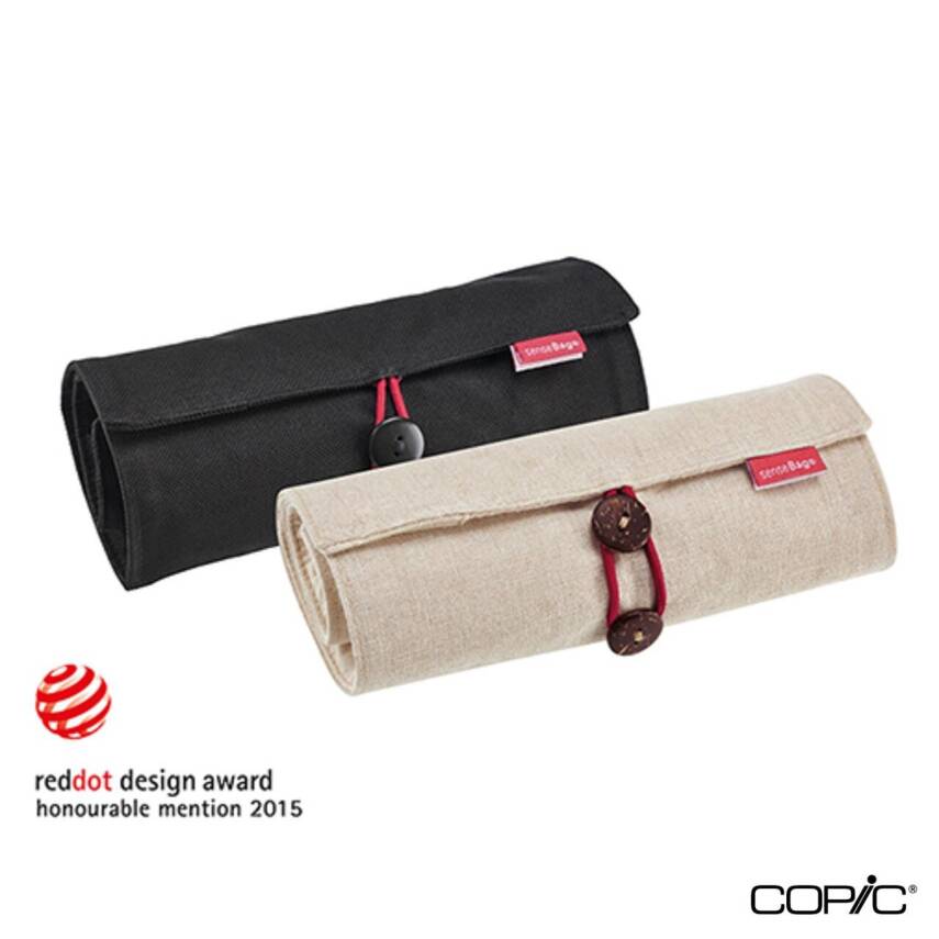 SenseBag 18-Piece Roll Pencil Case Natural - 1