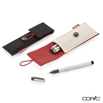 SenseBag 3-Pack Pencil Case Black - 3