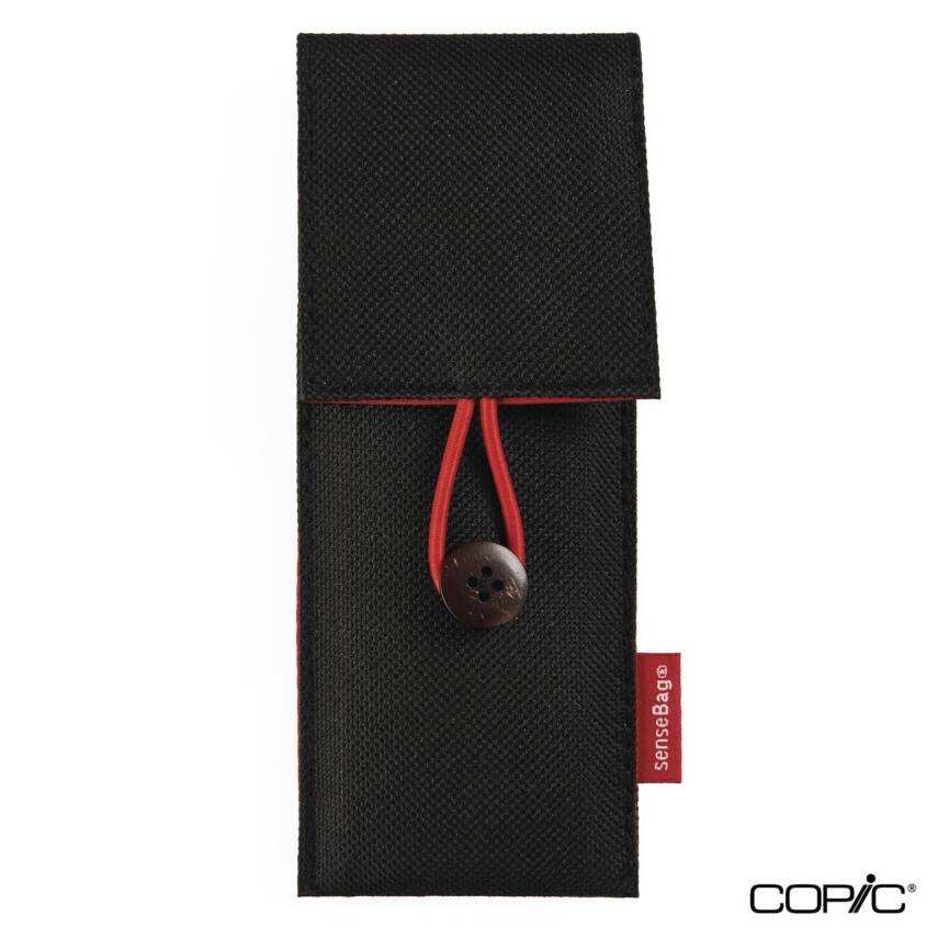 SenseBag 3'lü Kalem Kılıfı Siyah - 1