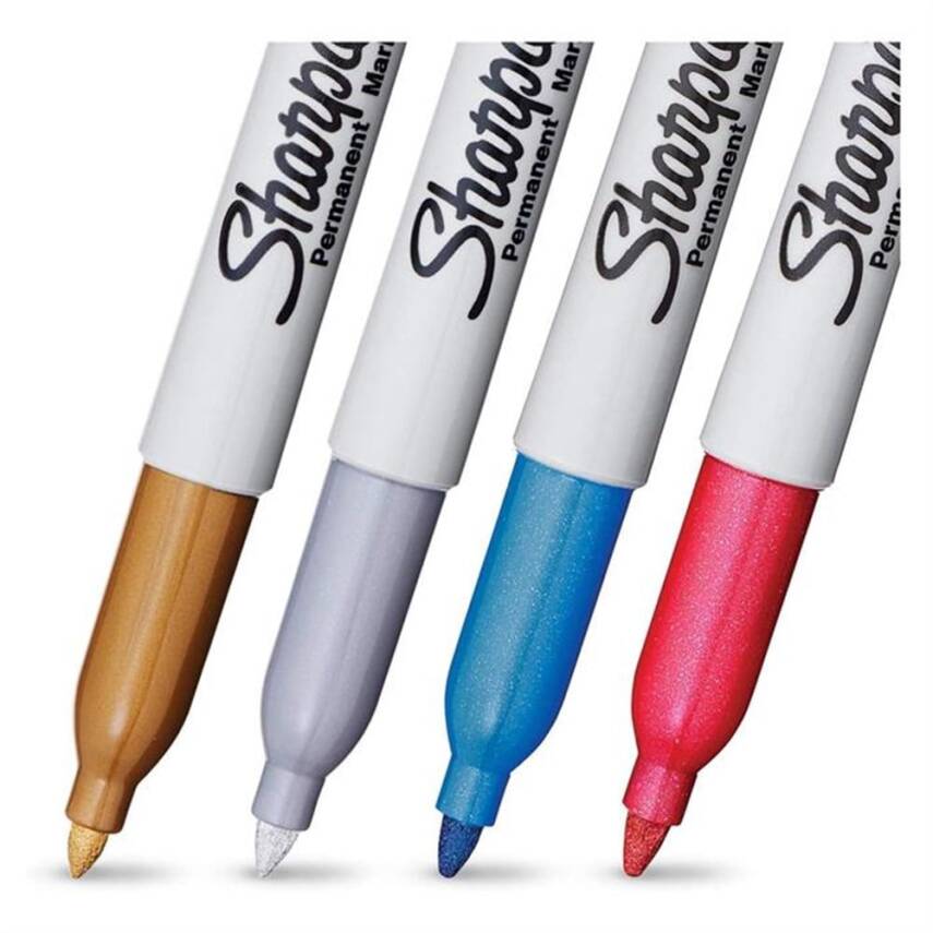 Sharpie Marker Set Metalik Renkler 4'lü Blister - 4