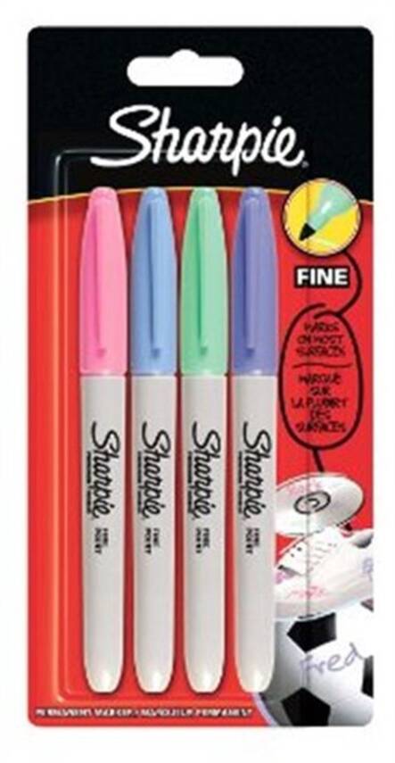 Sharpie Markör Pastel Renkler 4Lü - 1
