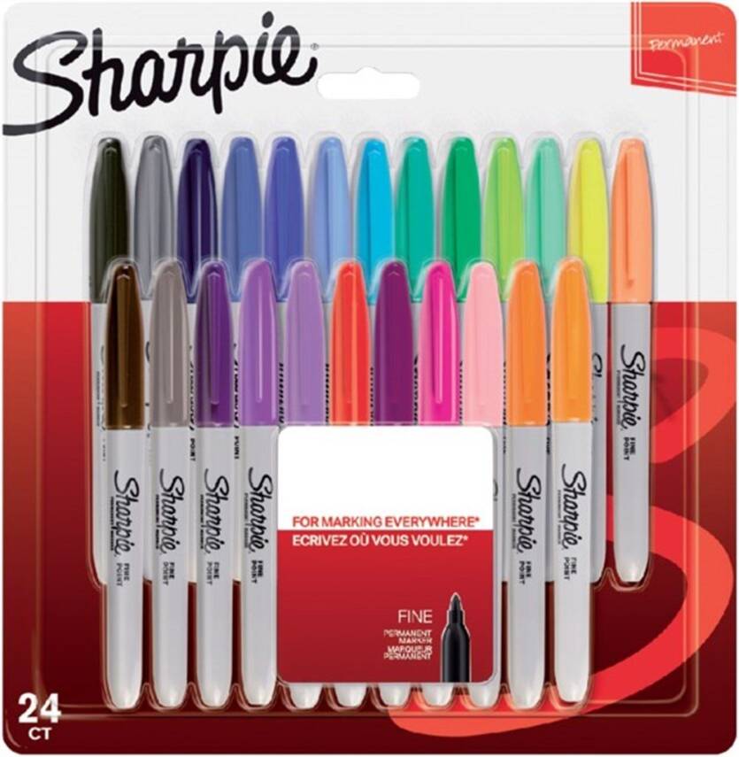Sharpie Permanent Fine Marker Set 24' lü Set - 2