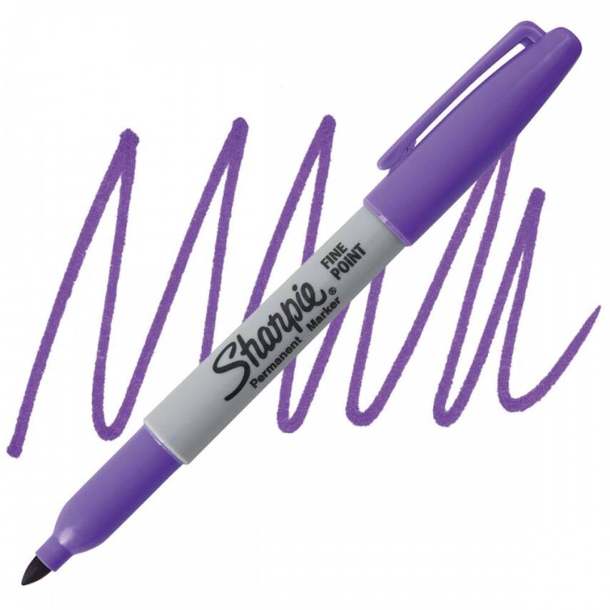 Sharpie Permanent Fine Yuvarlak Uç Lavanta - 1