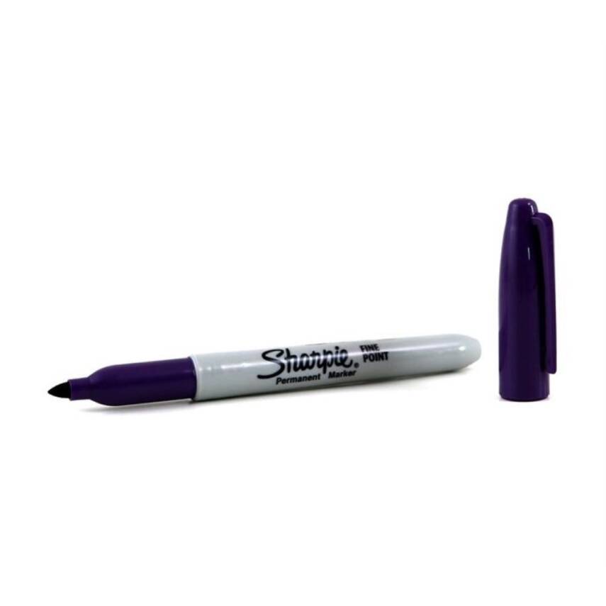 Sharpie Permanent Fine Yuvarlak Uç Mor - 1