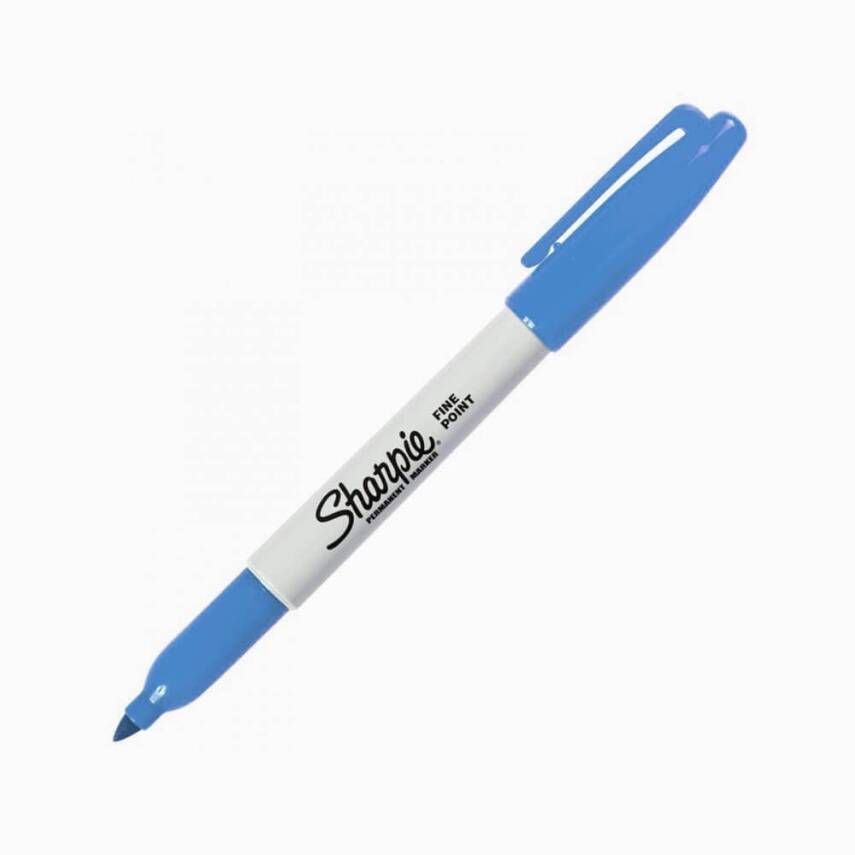 Sharpie Permanent Fine Yuvarlak Uç Turkuaz - 1
