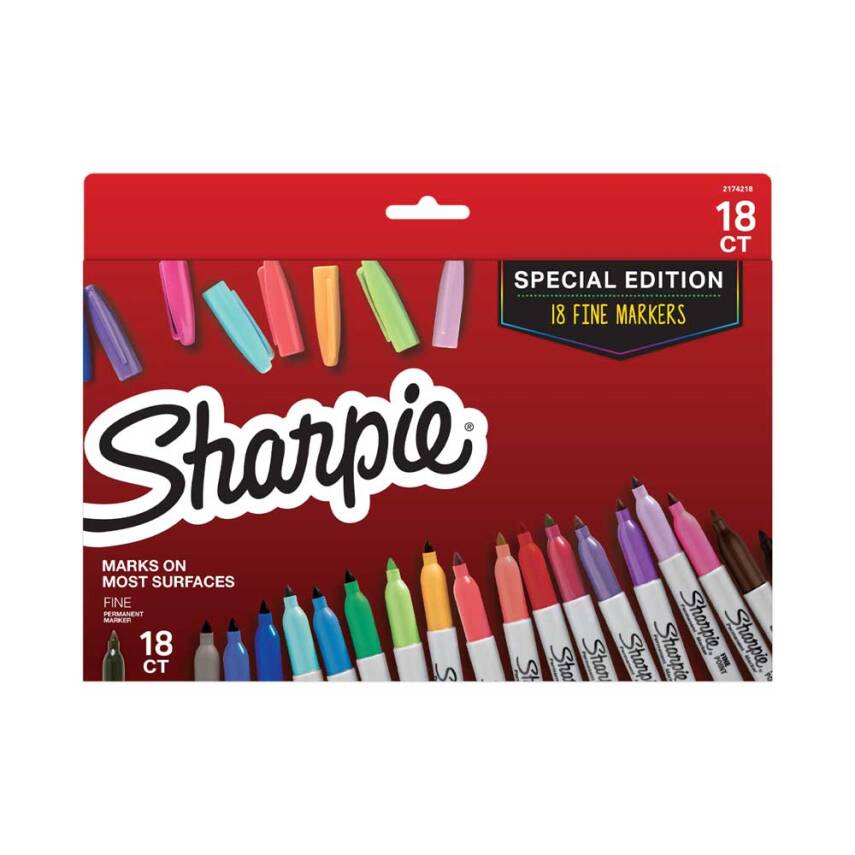 Sharpie Permanent Set Fine 18-pack - 1