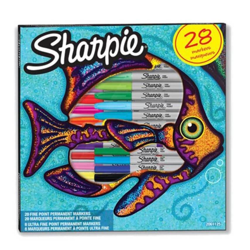 Sharpie Permanent Set Fine 28li Balık - 1