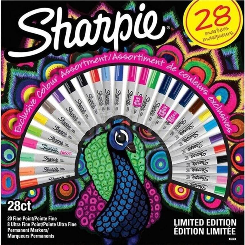 Sharpie Permanent Set Fine 28li Tavuskuşu - 1