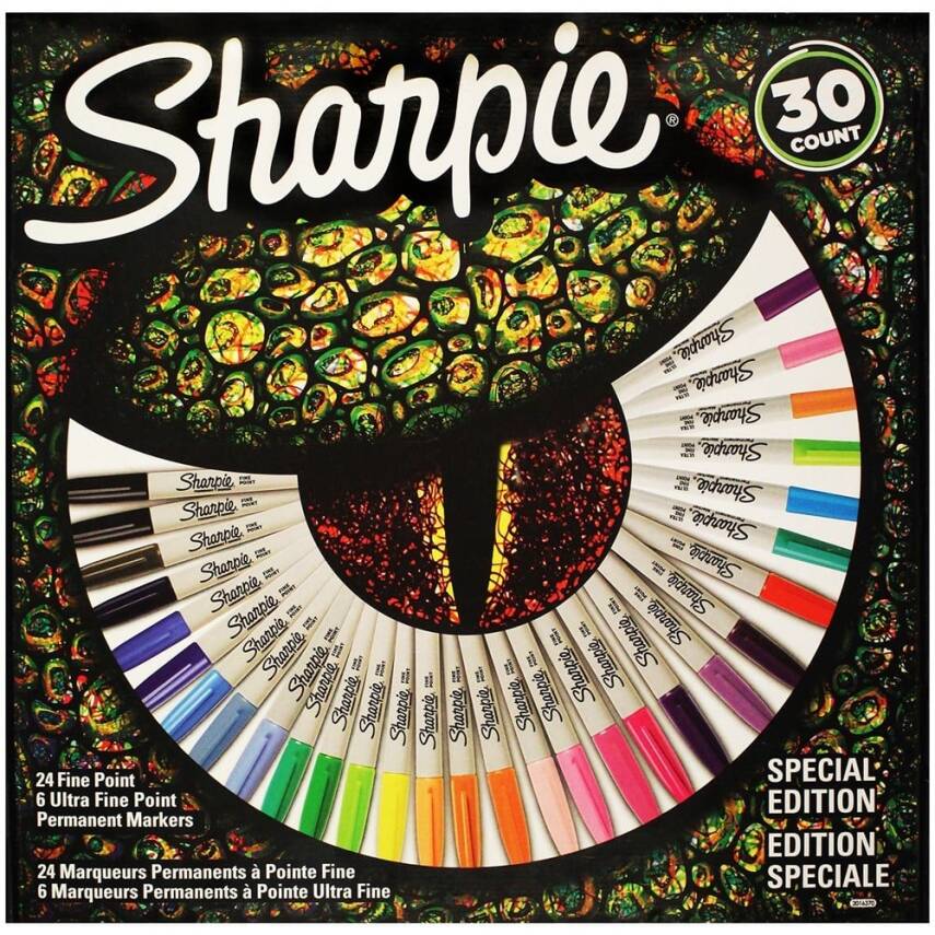 Sharpie Permanent Set Fine 30lu Kertenkele - 1