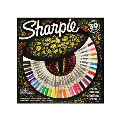 Sharpie Permanent Set Fine 30lu Kertenkele