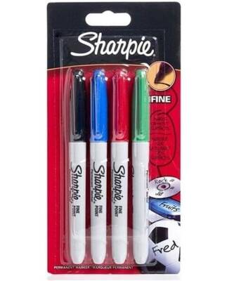 Sharpie Permanent Set Fine 4lü Standart Renkler
