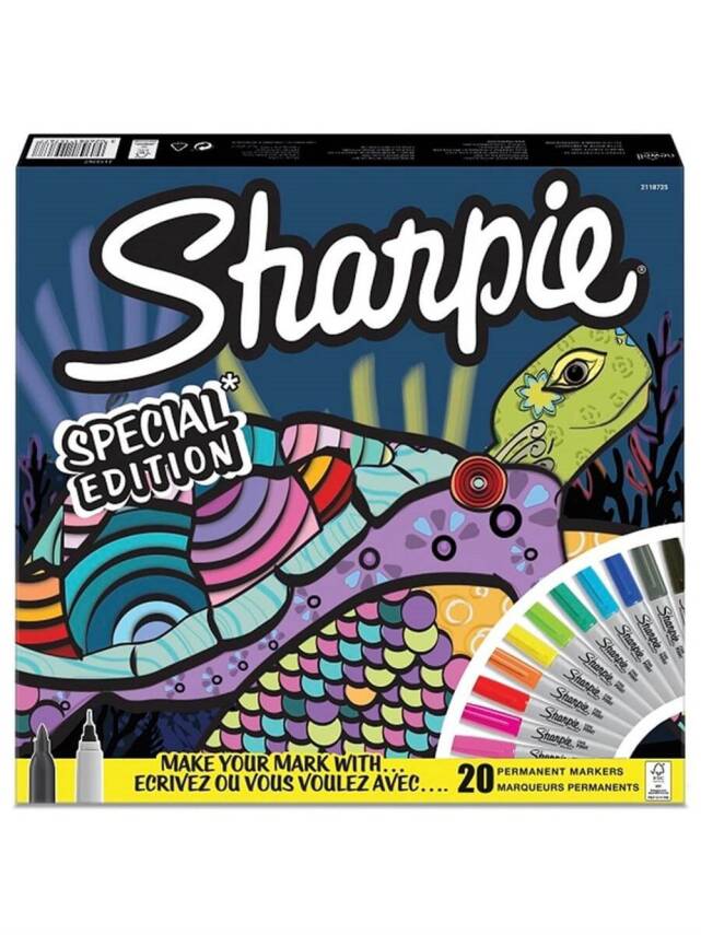 Sharpie Permanent Set Fine20'li Kaplumbağa - 1