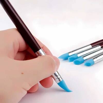 Silicone Tip Brush Set of 5 Fine - 2